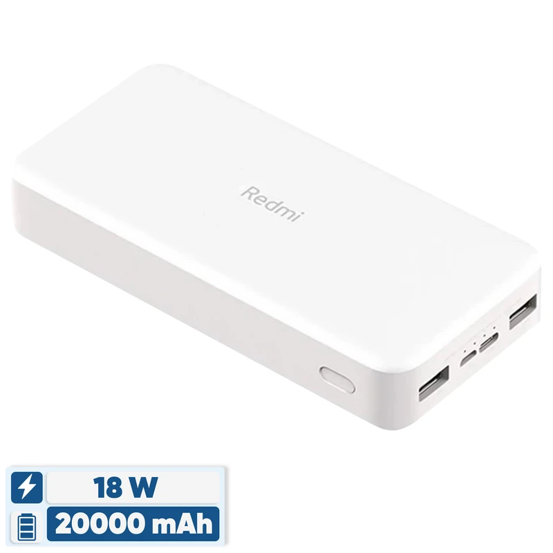 پاوربانک 18 وات شیائومی مدل Redmi ظرفیت 20000