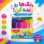 ماژیک رنگ آمیزی 64 رنگ آریا مدل طلقی کد 25