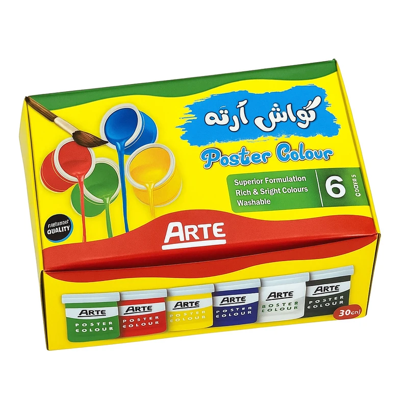 گواش 6 رنگ آرته مدل Art-3