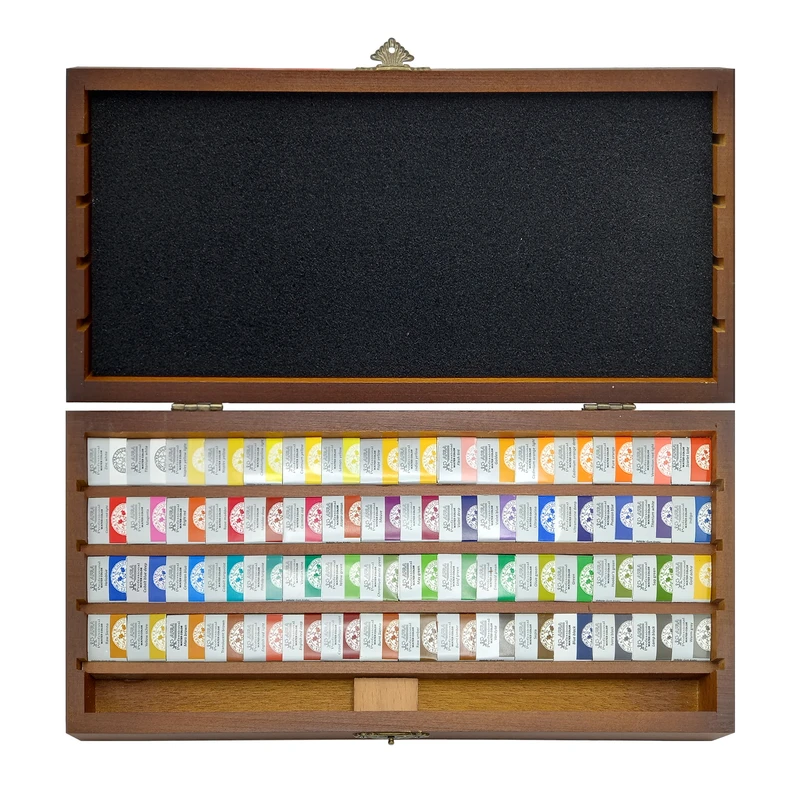 آبرنگ 64 رنگ افرا کد WB64