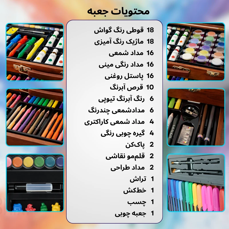 بسته نقاشی تونیوا Artbox مجموعه 123 عددی