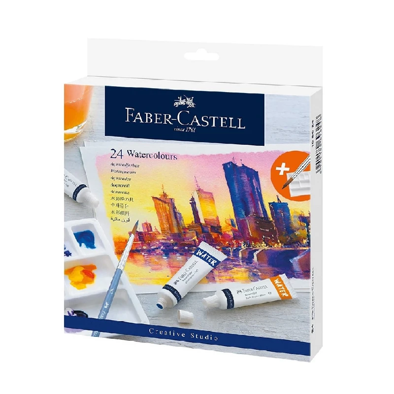 آبرنگ 24 رنگ فابر کاستل مدل CREATIVE STUDIO