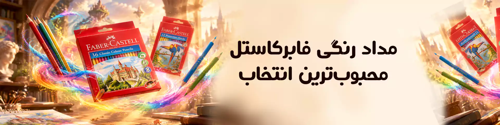 چرا مداد رنگی فابرکاستل محبوب‌ترین انتخاب است؟