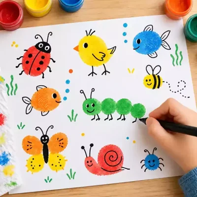 مزایای استفاده کردن از رنگ انگشتی برای کودکان