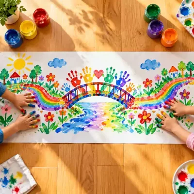 مزایای استفاده کردن از رنگ انگشتی برای کودکان